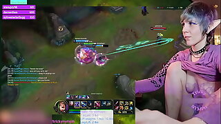 Tricky Nymph Plays Federation of Legends in the feel Chaturbate! 25 in the feel Jinx!!