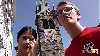 HUNT4K. Nerdy cuckold watches phase fucked by muscular from
