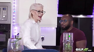 Granny Loves Big Black Dick! Gilf AF Hardcore Interracial Granny Porn